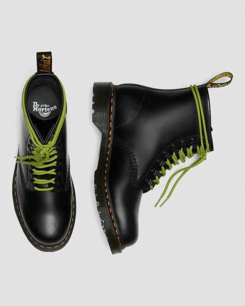 Dr Martens 1460 Ben Smooth Læder Snørestøvler Dame Sort | DK 149ZUT